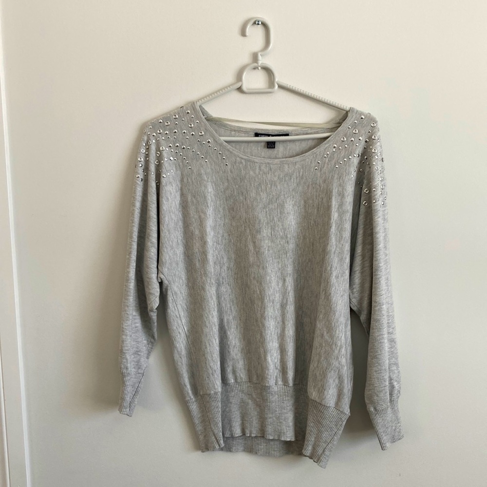 Cable & Gauge Light Grey Sweater